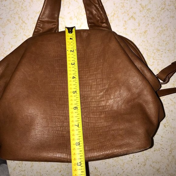 Znomina Cognac Leather Purse - Picture 7 of 8